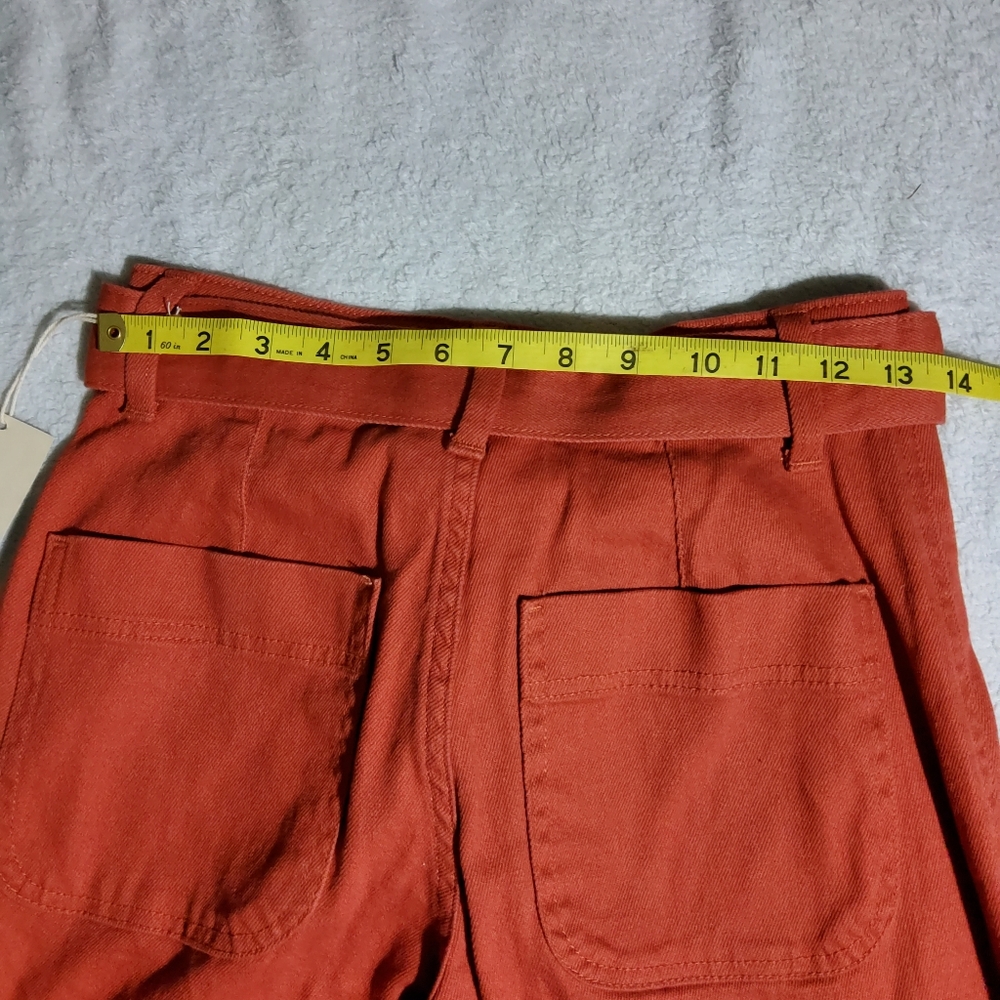 NWT Universal Thread Women's High-Rise Vintage Style Orange Rust Jeans Size 2 26 - Picture 6 of 8